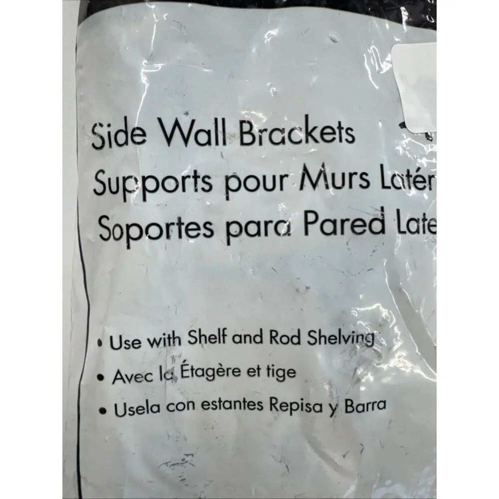 CLOSETMAID Side Wall Brackets 12 Pack 1782 With Mounting Hardware Drywall NEW